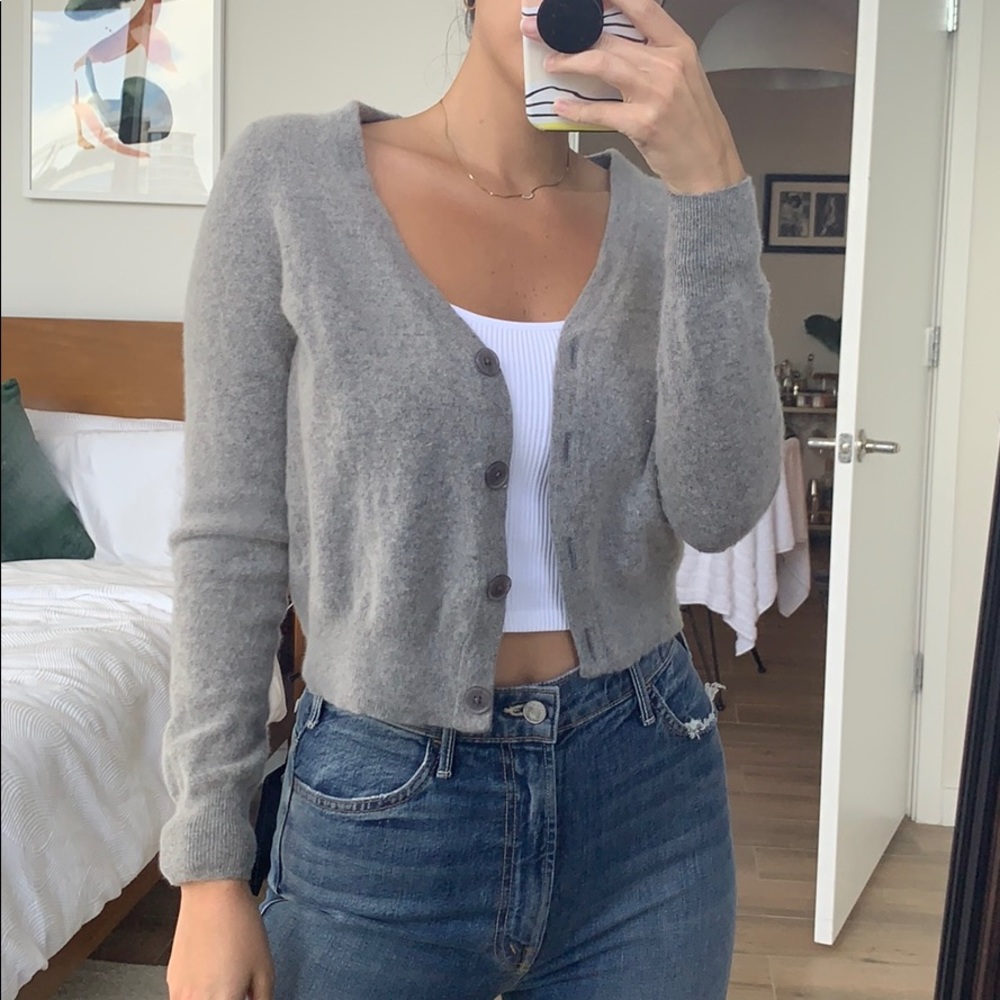 Gray cardigan (super soft)